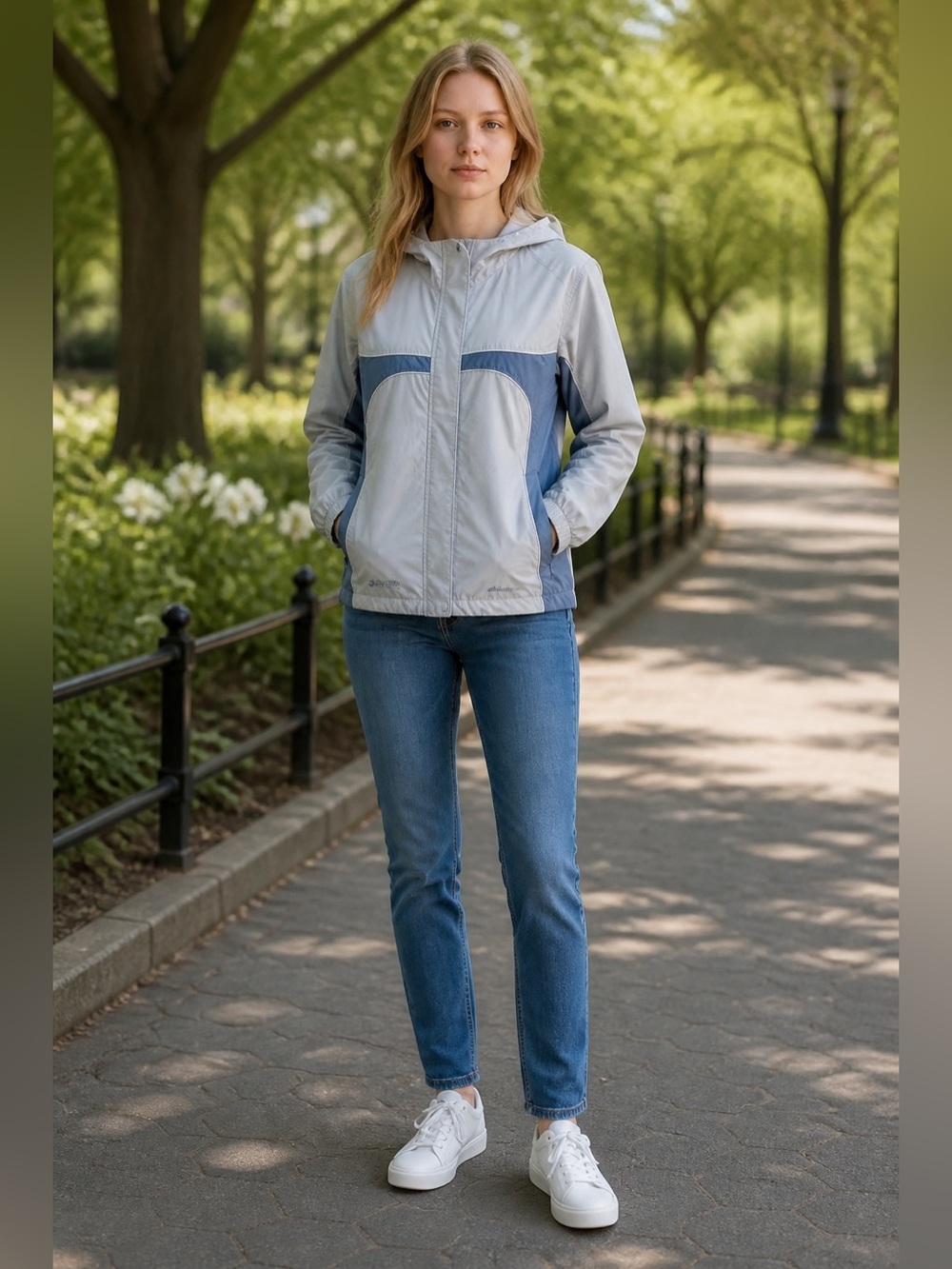 ⭐️ Columbia - Blue Spring and Winter Jacket. Size 14 to 16/Women's S
